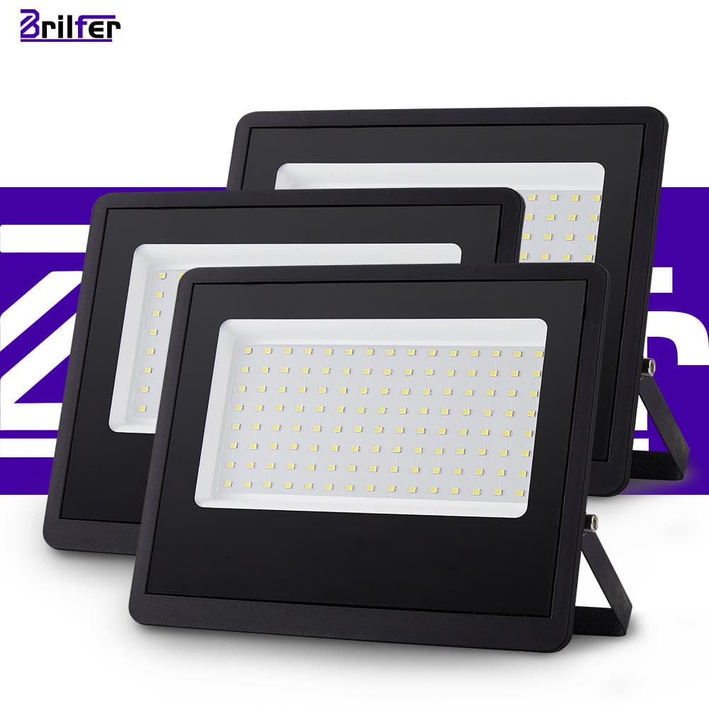 Kit3 Refletor Led 600w Super Brilho IP67 Branco Frio 6500K Alta Durabilidade e Economia