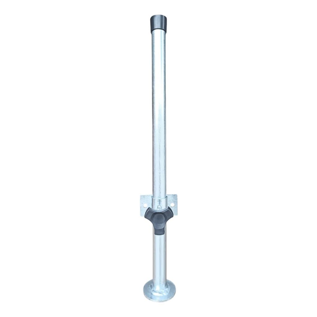 Pé Pezinho Pedestal Sapata Nivelador Apoio 60cm Galvanizado Carretinha Reboque Trailer Carrocinha