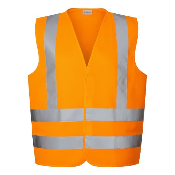 Colete Refletivo Danny Vic71261 4 Faixas Velcro Sinalizador Segurança Epi Construção