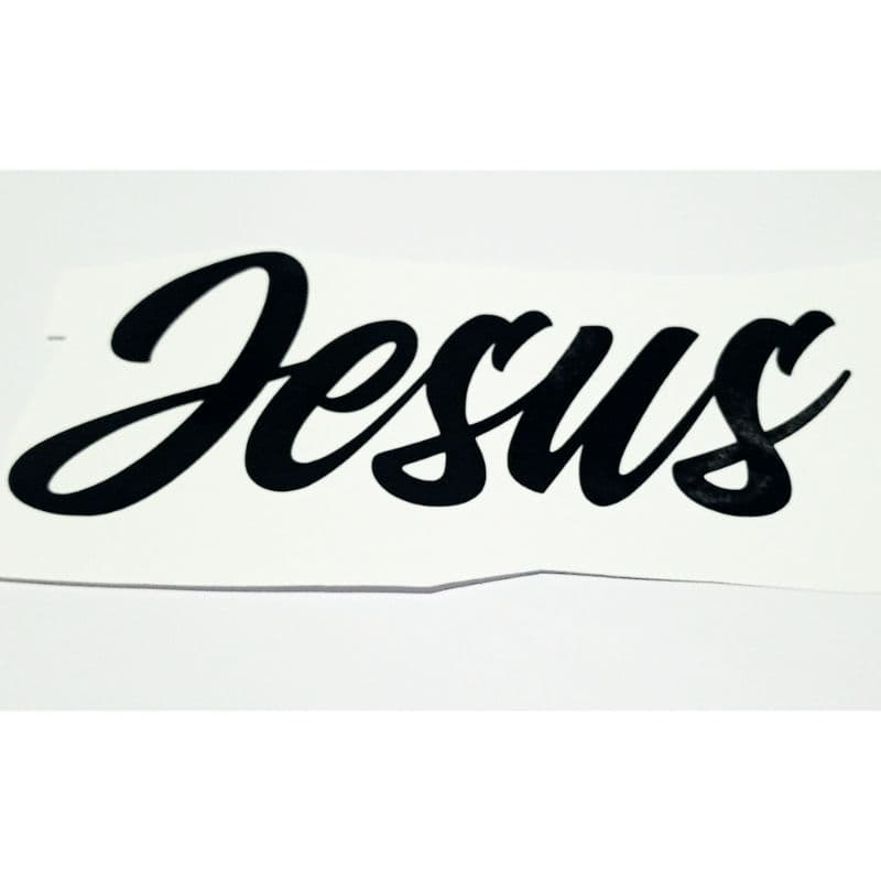 Adesivo Jesus 10cm carro decorativo vinil a prova d'água