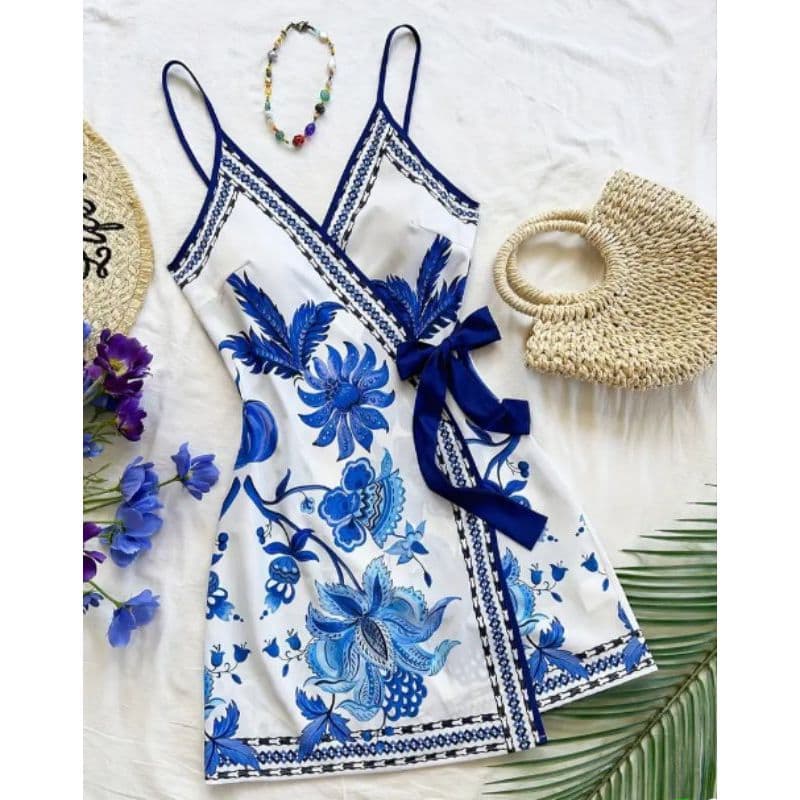 vestido leve de verão, vestido de verão que não amarrota