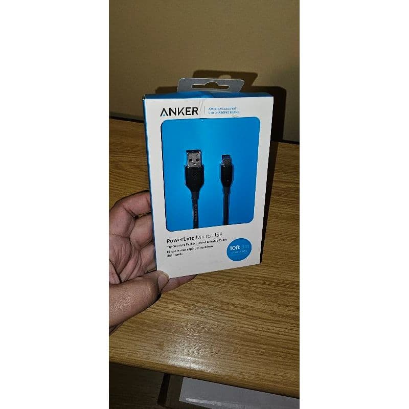 cabo usb da ANKER 3metros - tipo micro usb