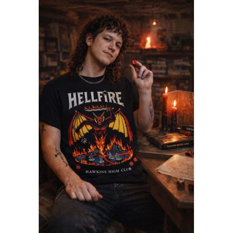 Camiseta Hellfire Unissex || Tshirt Aestheric Pinterest Algodão