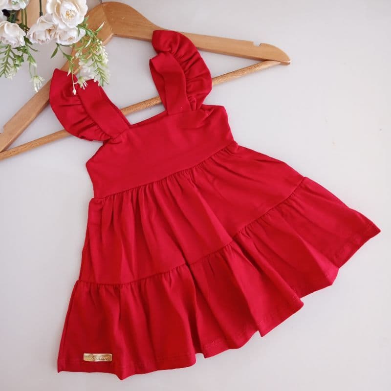 Vestido bebê 2 Marias roupa de bebê verão