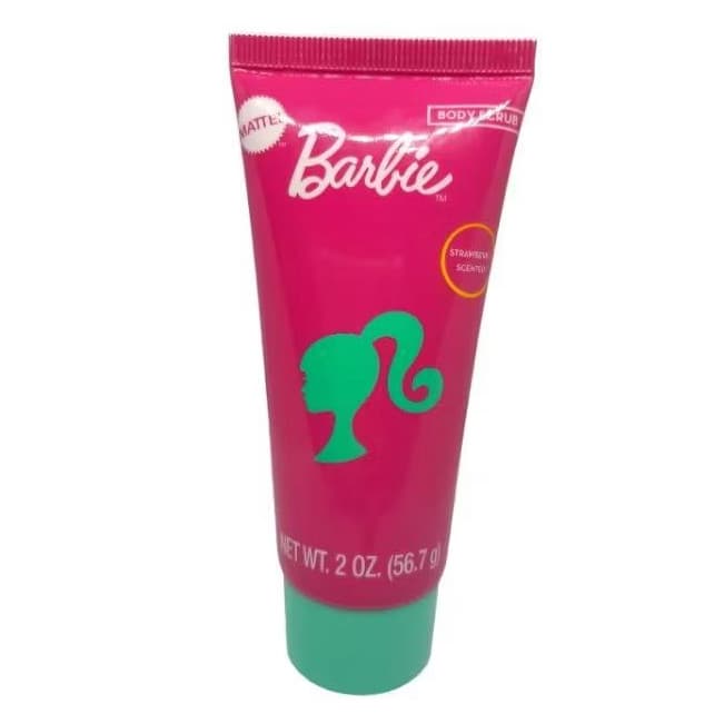 Esfoliante corporal Barbie™ Body Scrub com fragrância de morango - Importado - Lacrado