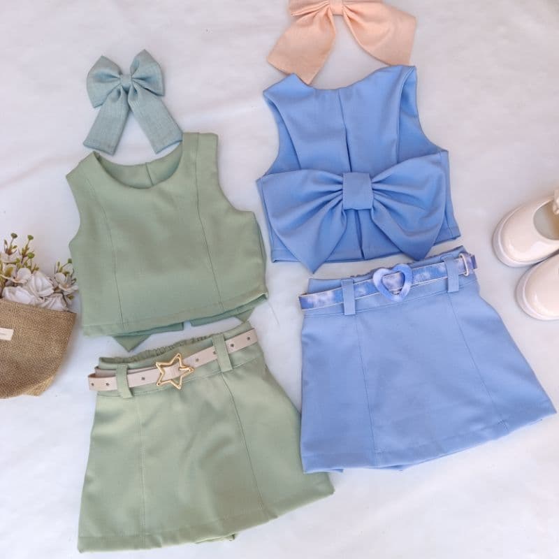Conjunto Laço/conjunto infantil