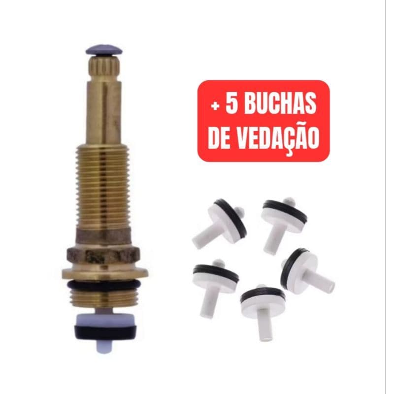 Reparo Registro MVI 1416 Amarelo Rosca M18 + 5 Vedantes