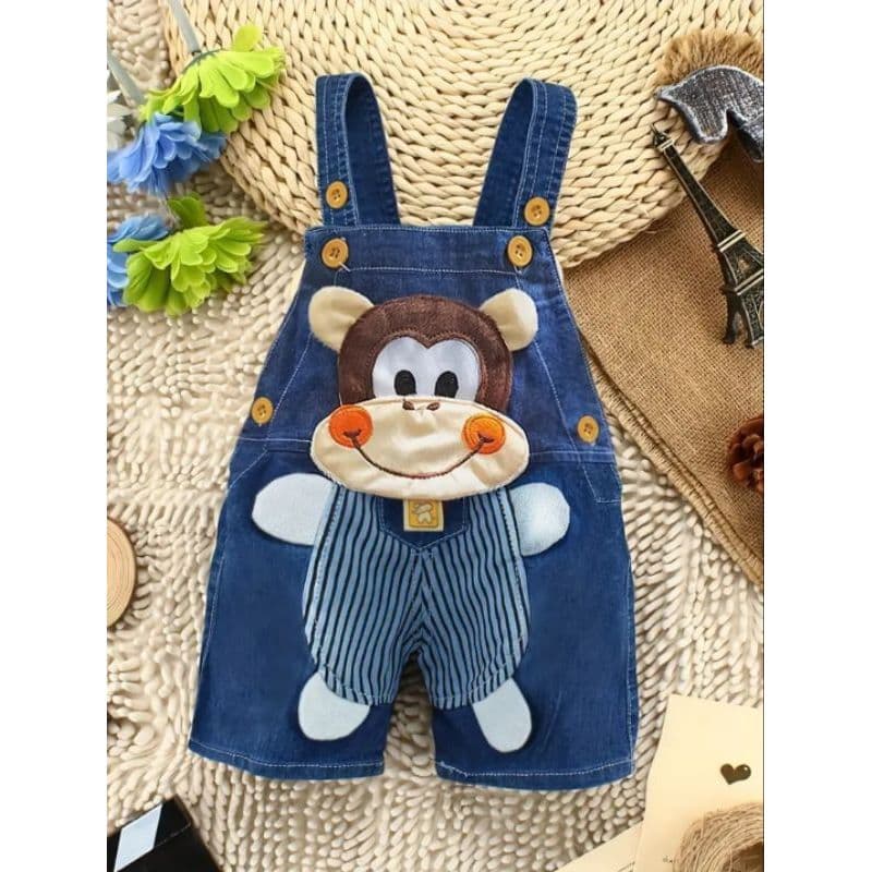 macacão jeans leve para bebê