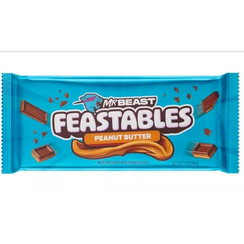 Feastables 60g Mr Beast Chocolate vários sabores