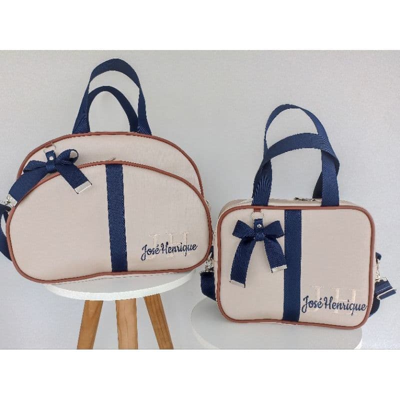 Bolsa G e frasqueira personalizada