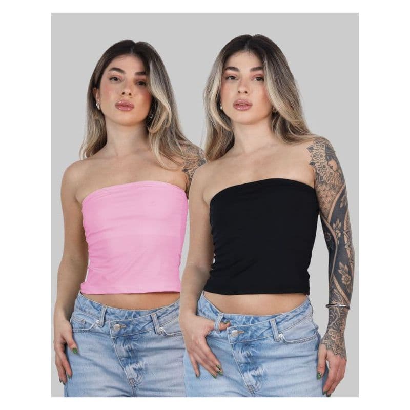 Tube Top, Blusinhas, Cropped