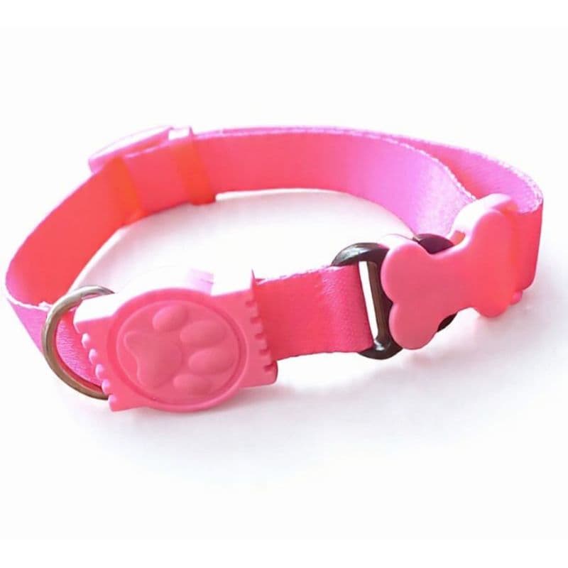 Coleira para Cachorro Porte Médio Ajustavel (Fita de 20mm) Resistente com Fecho Decorativo. Coleira Cachorro Porte Médio