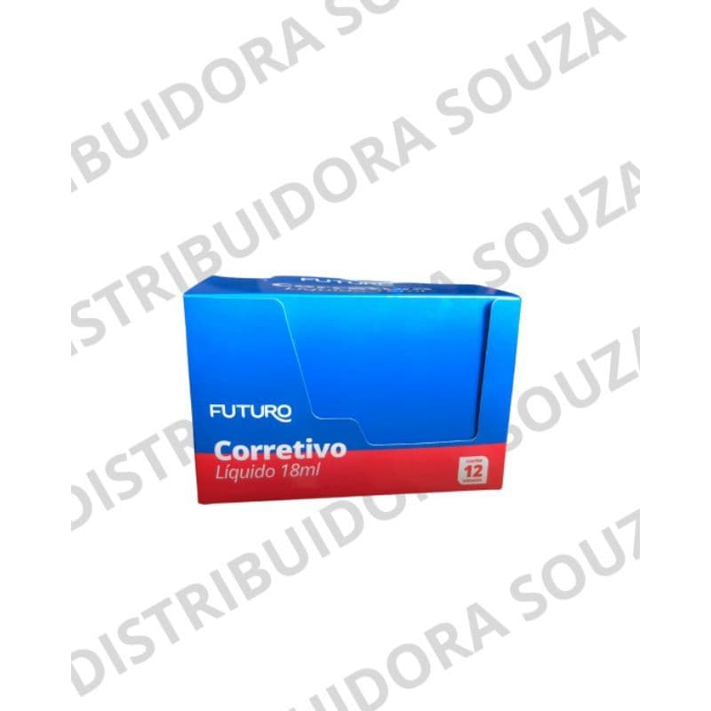 CORRETIVO liquido CAIXA COM 12UNIDADES