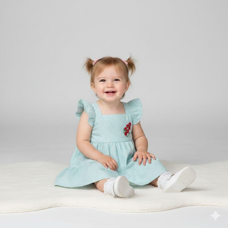 Vestido Infantil Menina Nine & Bambini Tamanho 1