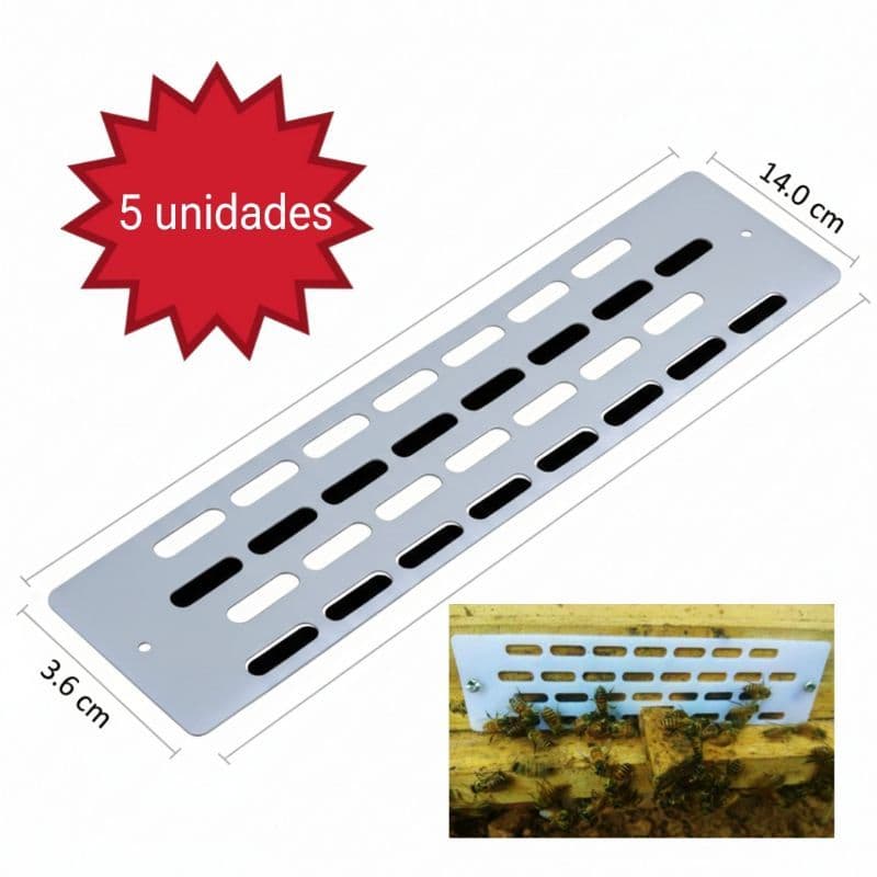kit 5 Telas Excluidora para Alvado anti fuga para Abelha Apicultura