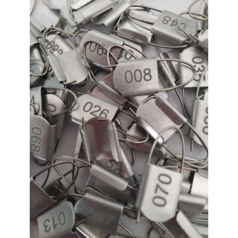 anilhas para marcar pintinhos e frangos PCT com 30 UND.