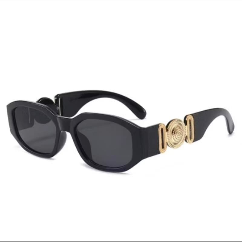 Óculos De Sol Retrô geométricos Moda Trap paraMulheres e Homens Vintage UV400