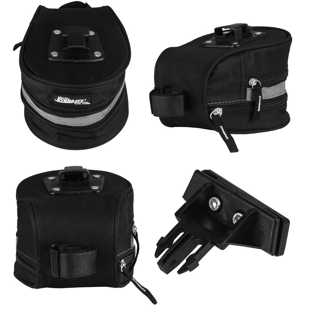 Bolsa Selim Everest Nylon Bolsinha Mtb Speed Bicicleta Case Bike C/Refletor 110 X 170 X 120mm
