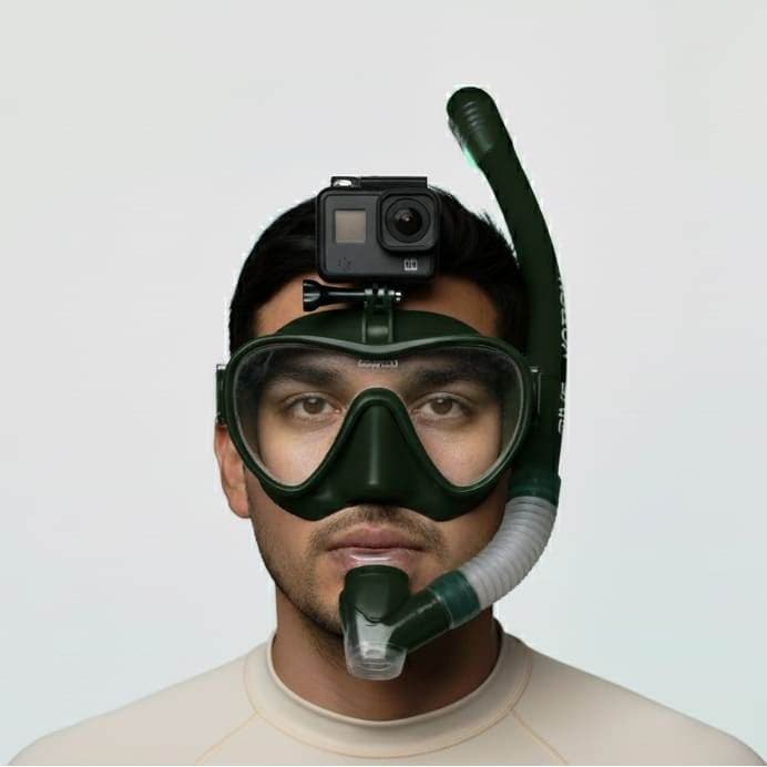 Kit De Mergulho Vision Dry Gopro Pro ( "Seco" ) - Verde
