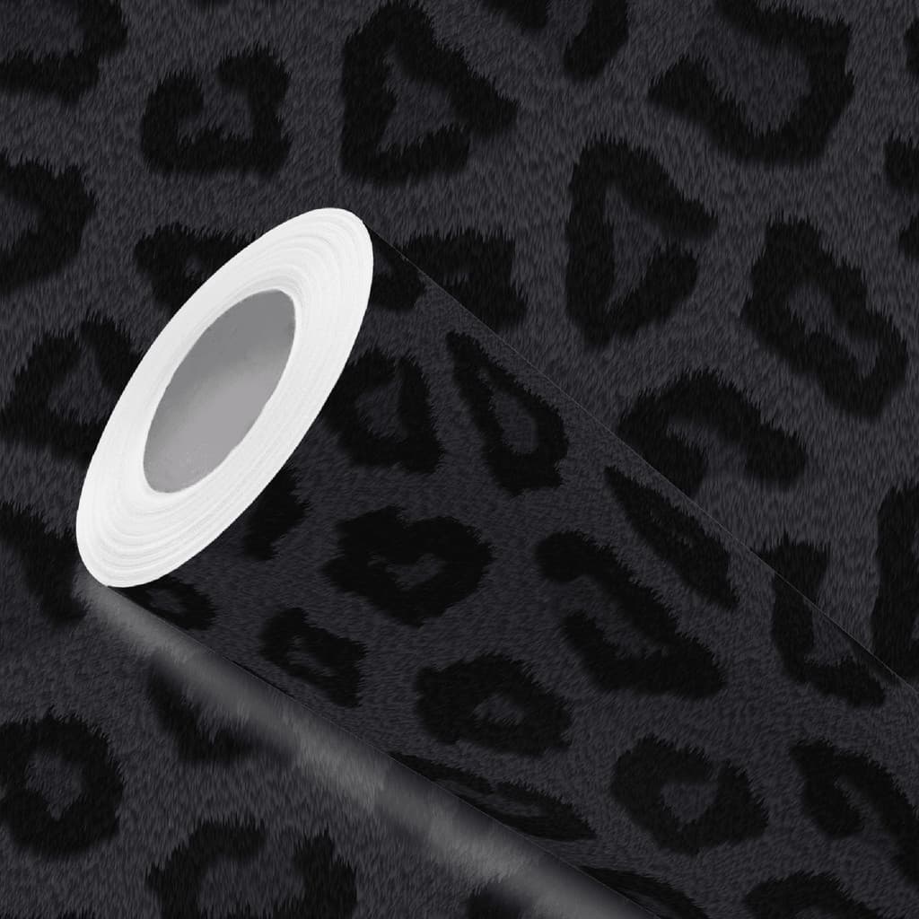 Papel de Parede Adesivo Escuro Onça Animal Print Fácil Instalação