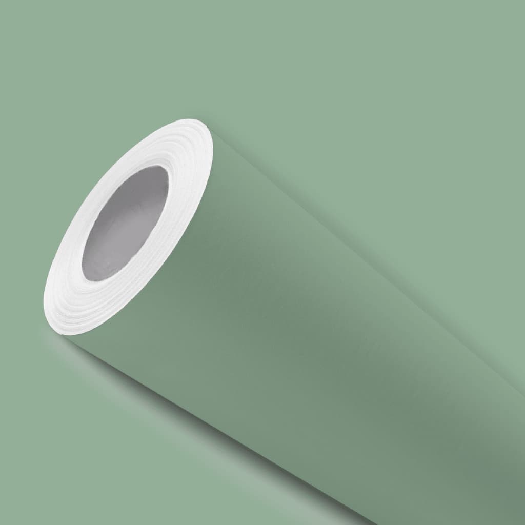 Papel de Parede Adesivo Verde Oliva Cor Sólida Fácil Instalação