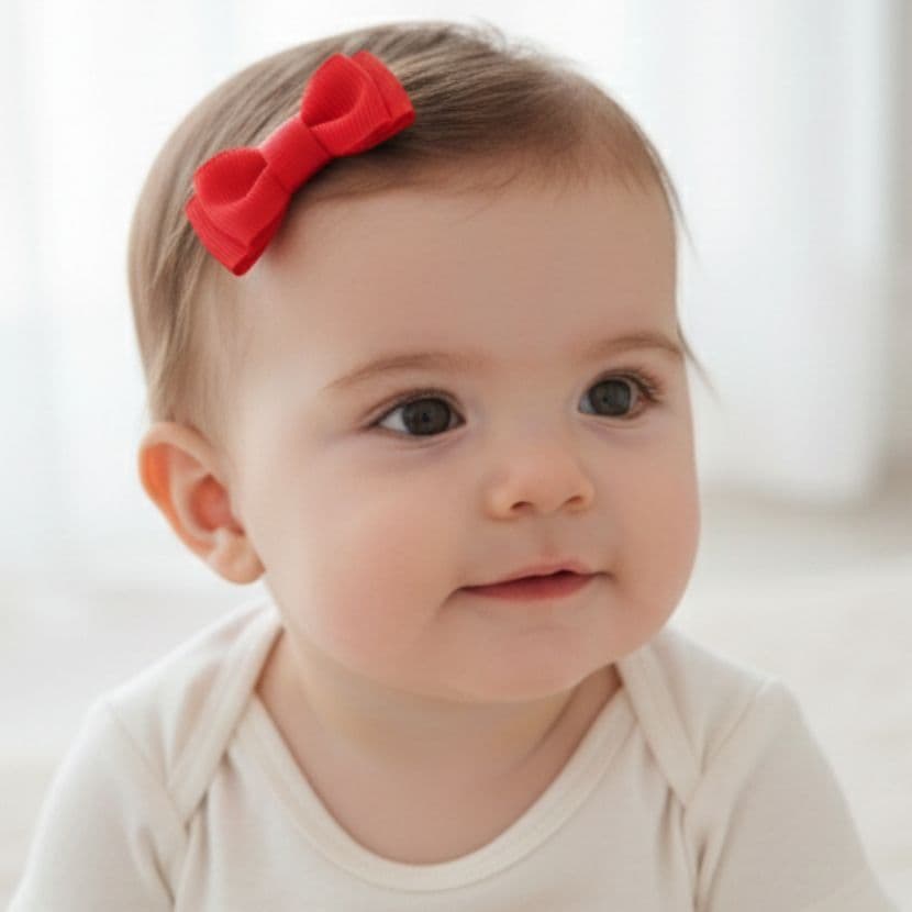 kit 10 Lacinhos de cabelo bebê infantil laços com Velcro