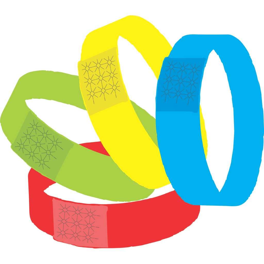 500 / 1000 Pulseiras Lisas Identificação para Festas Eventos Baladas Niver Casamento sem Impressão