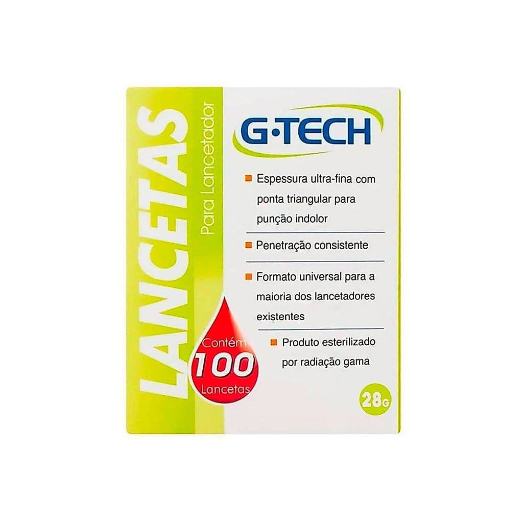 Lancetas para Lancetador G-Tech 100 unidades