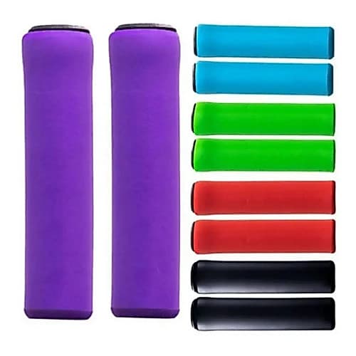 Manopla Tsw Mtb Light Eva Super Macia Roxa Cor Violeta