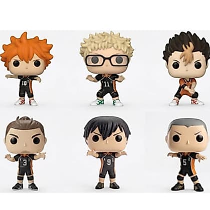 Boneco Colecionável Haikyu COM CAIXA Personalizada, Volei, voleibol,Shoyo, Tobio, Kei, ryunosuke, Yu