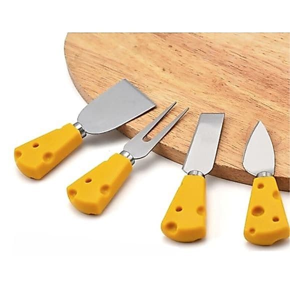 Jogo de Talheres para Cortar Queijo 4 peças