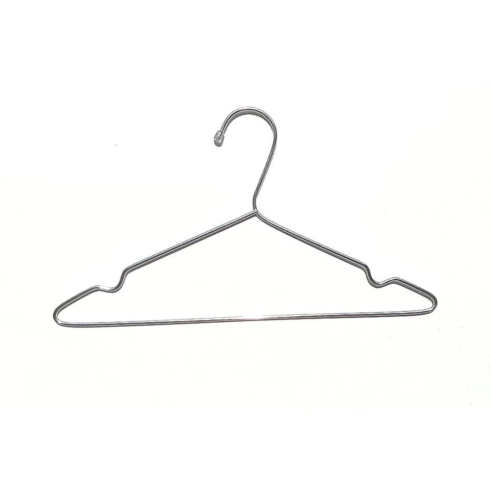 Kit 10 Cabides Infantil Cromado Tintureiro Bebê Criança