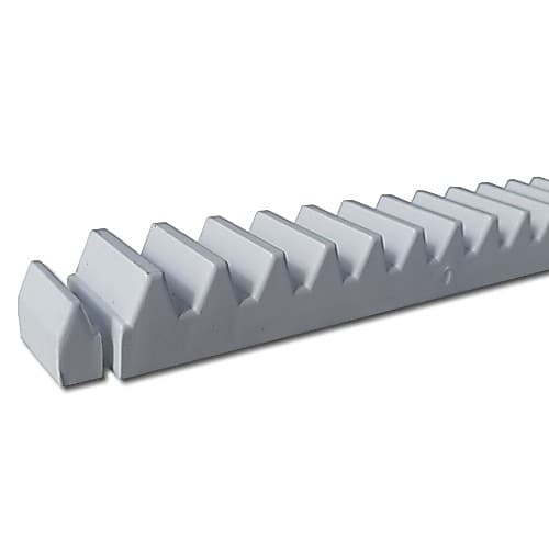 Kit 10 Gomos Cremalheira Nylon 30cm Branco Giltar Motor