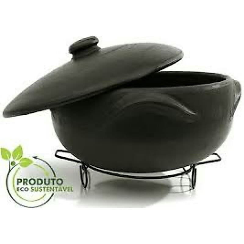 PROMOÇÃO Panela de Barro Capixaba 1,5 Litros + Suporte