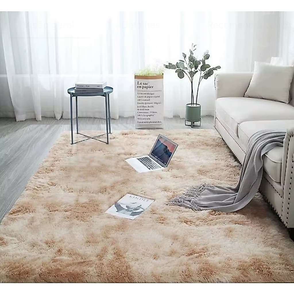Tapete para Sala 1,40x1,00 Felpudo Shaggy Peludo Promoção