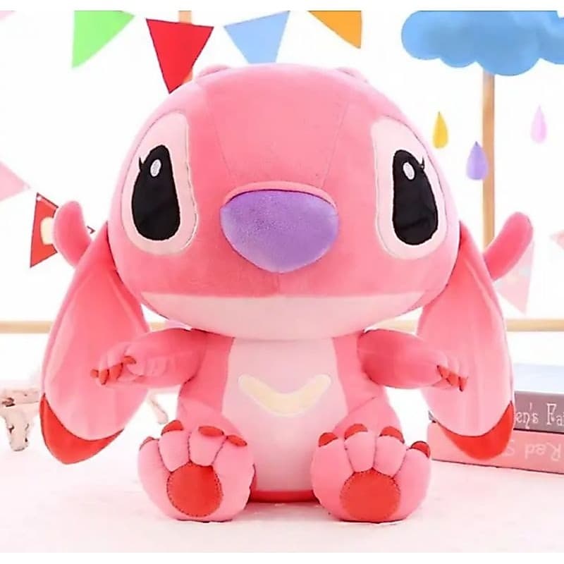 Pelúcia Angel Rosa Lilo & Stitch 60 cm Grande