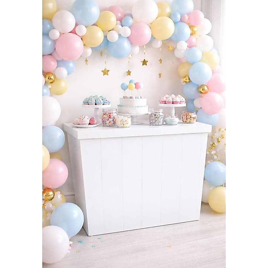 Mesa fake Ripada Madeira MDF Decoração Festas Quarto Sala e escritorio