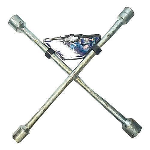 Chave De Roda Cruz Aço 4 Bocas 17 x 19 x 21 x 23 Universal Profissional Techone PW-E 1900