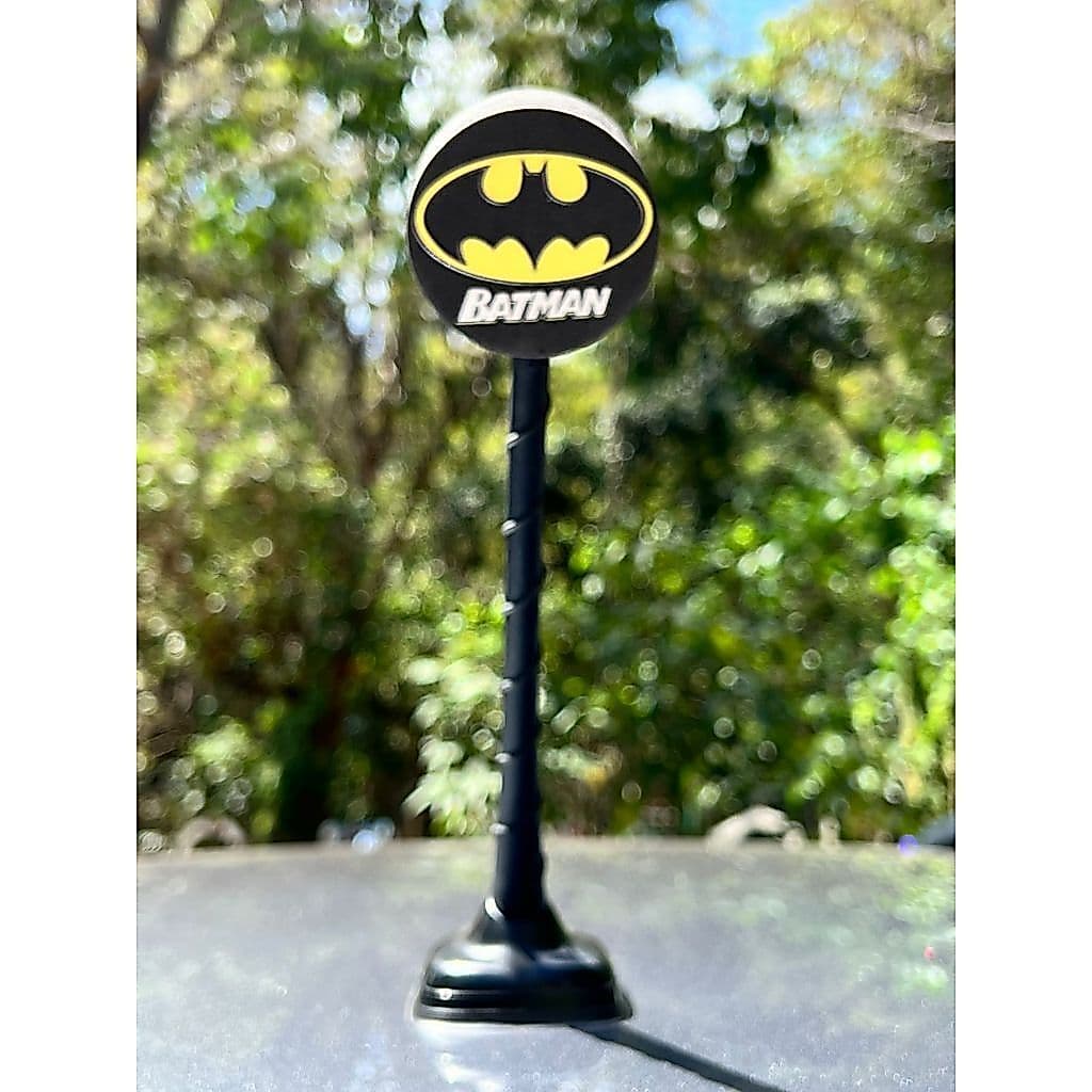 Ponteira Enfeite de Antena Batman - Homem Morcego - Preto - Carro e Moto