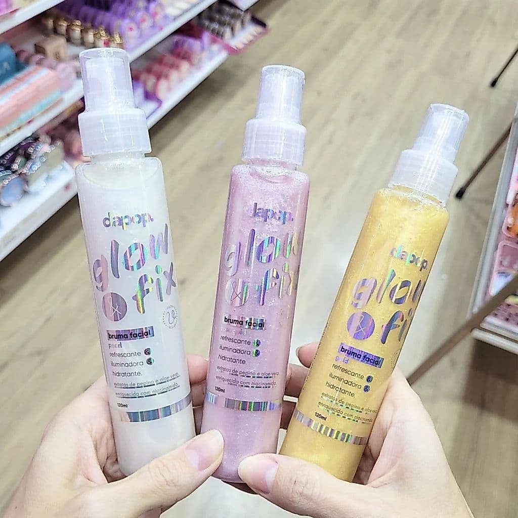 Bruma Facial Glow e Fix - Dapop