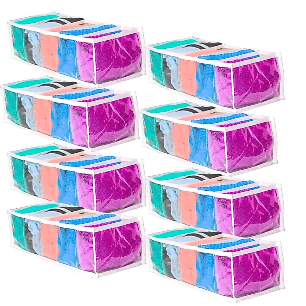 Kit Colmeia Organizadora de Gavetas | Organizador de Guarda-Roupa Calcinha/meias etc P, M, G e GG