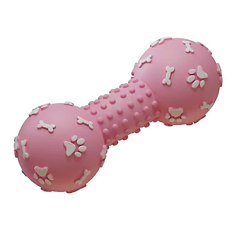brinquedo de latex com apito para cachorro pequeno e grande, mordedor