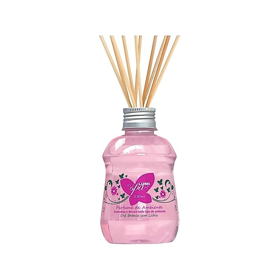 Aromatizante de ambiente Cha Branco com Lichia - Lumi Cosmeticos
