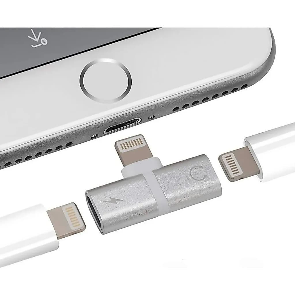 Adaptador E Divisor Lightning Para Fone De Ouvido