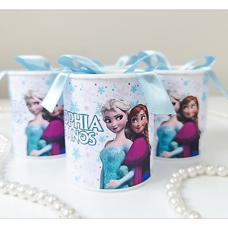 Tubolata Personalizada 7x6  Frozen Elsa / Lembrancinha Aniversario Festa Infantil / Maternidade