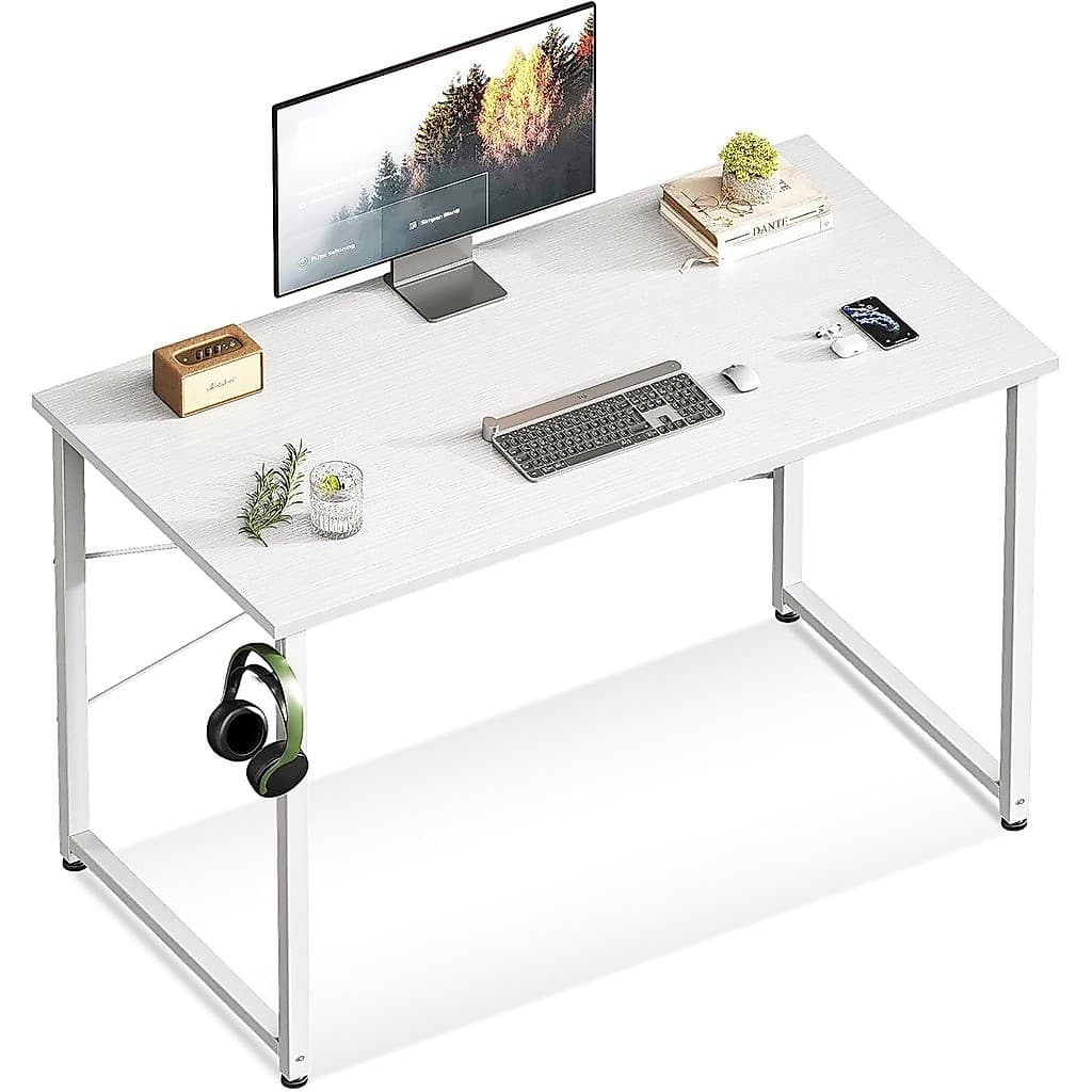 Escrivaninha Mesa Multiuso Escritorio Branco 70X40 cm MDF Home Office Quarto Moderna Qualidade