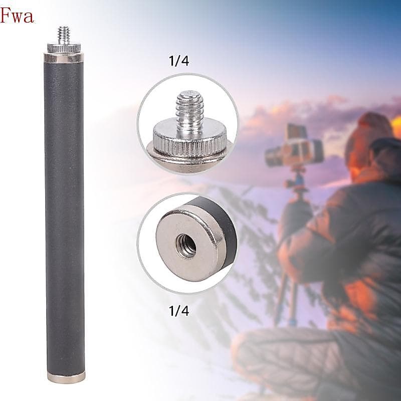 Fwa 10 15 20 30cm Haste Extensão Tripé 1 Monopé Telescópico Ajustável Parafuso 4 Polegadas