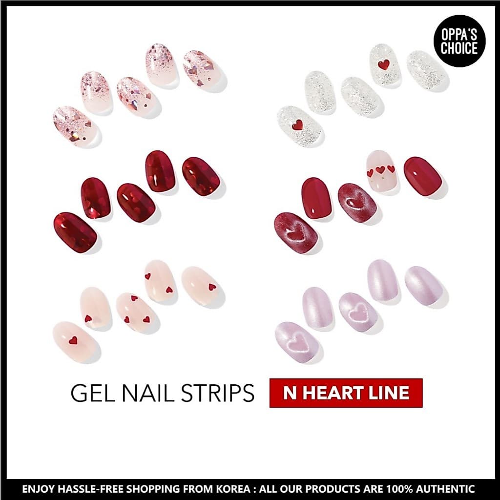 [OHORA] Tiras De Unhas Em GEL-Linha N HEART