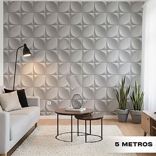 Papel de Parede Decoração 5 METROS x 45CM  Adesivo Autocolante GEOMÉTRICO Sala Promoção