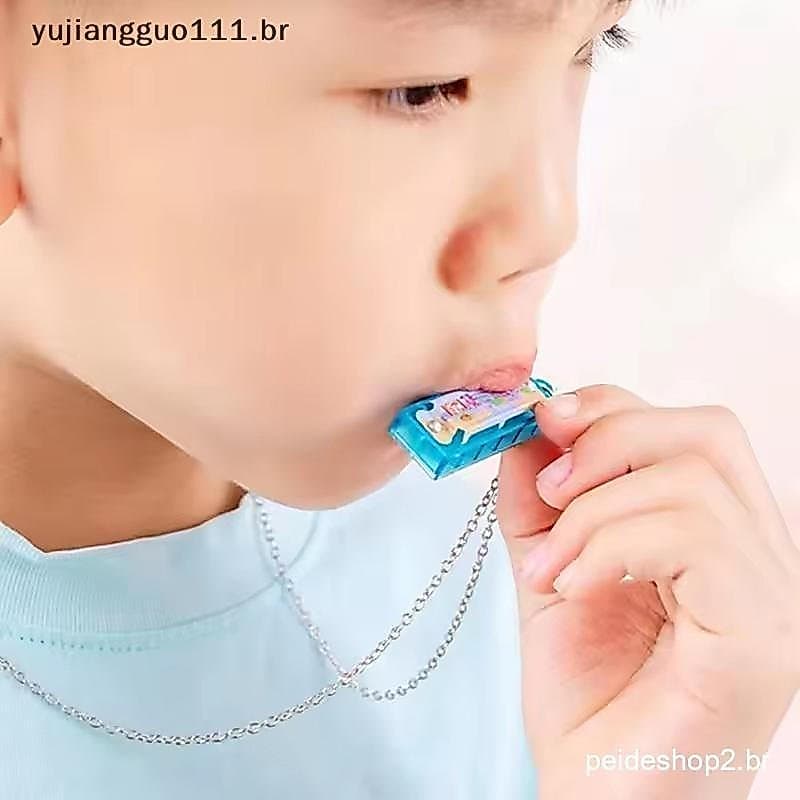 # Novo 10/20 Unidades Mini Gaita De Desenho Animado Com Colar Brinquedos Musicais Para Crianças Lembrancinhas De Festa D